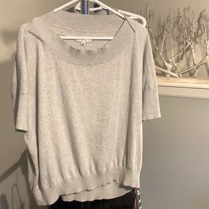Cabi Women’s Lounge Sweater Grey Dolman Sleeve Med